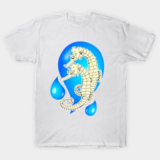 Yellow seahorse T-Shirt